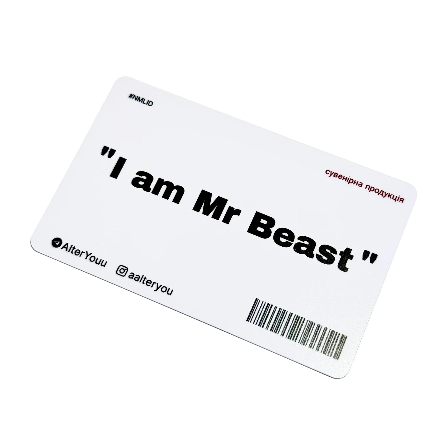 Картка Mr Beast