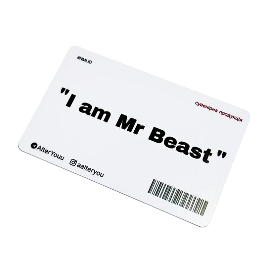 Картка Mr Beast