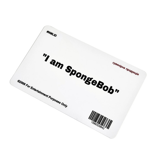 Картка Spongebob