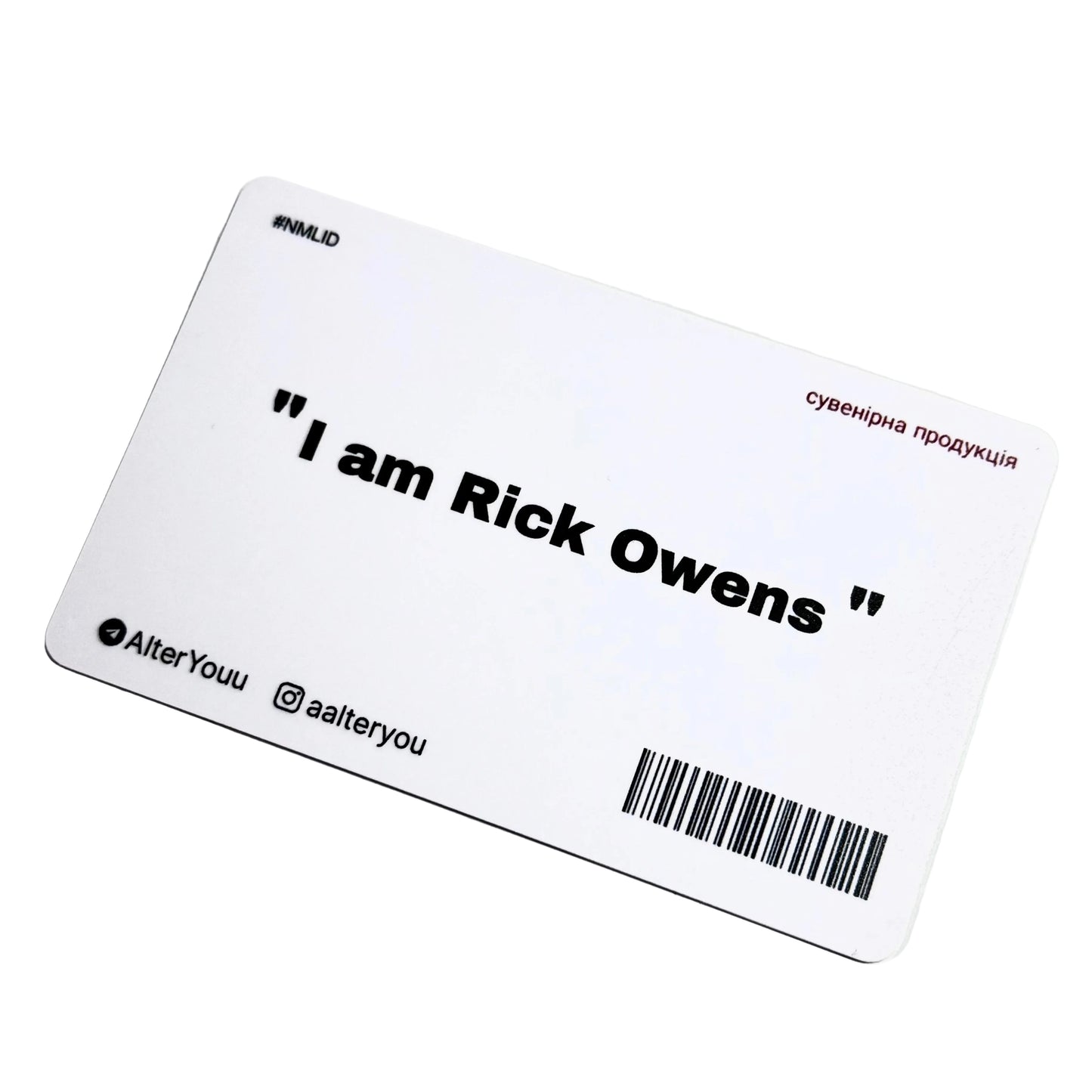 Картка Rick Owens