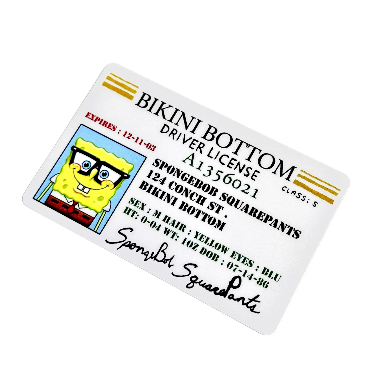 Картка Spongebob