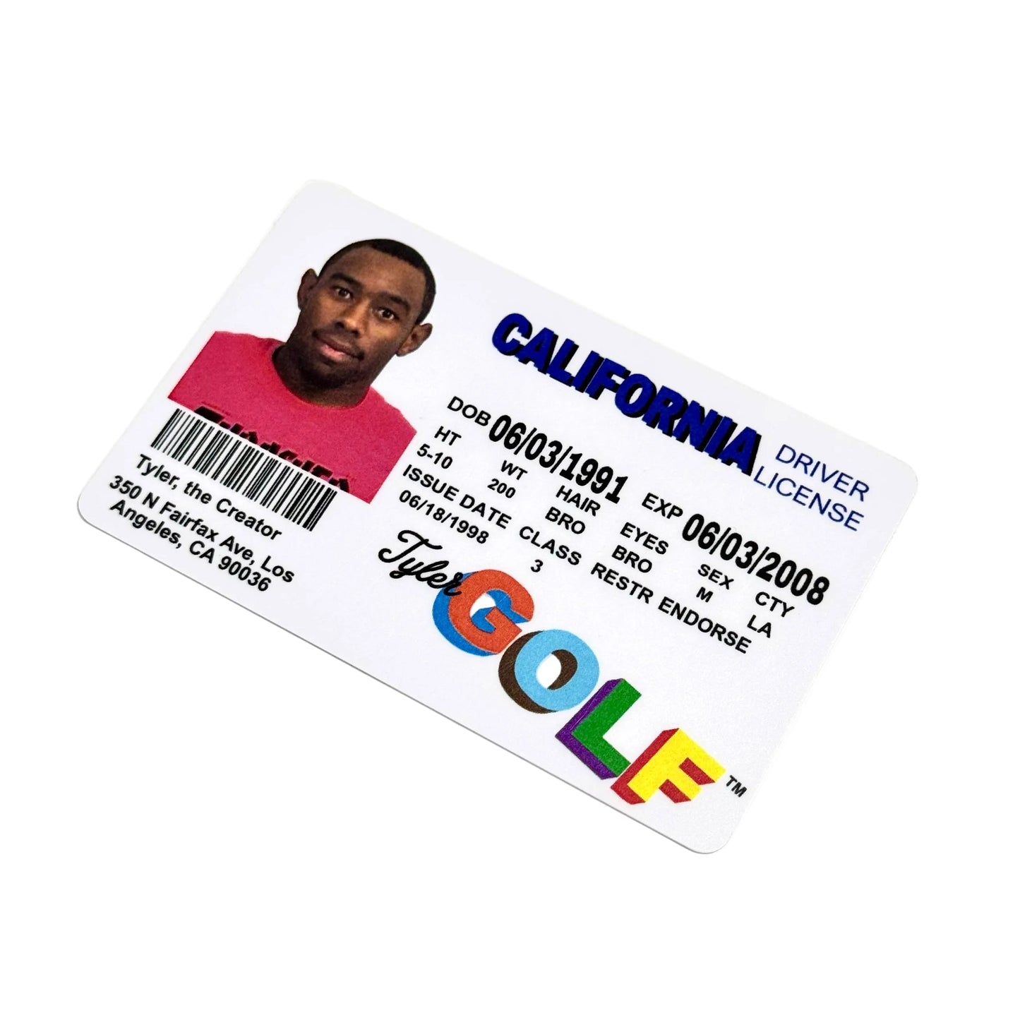 Картка Tyler the Creator